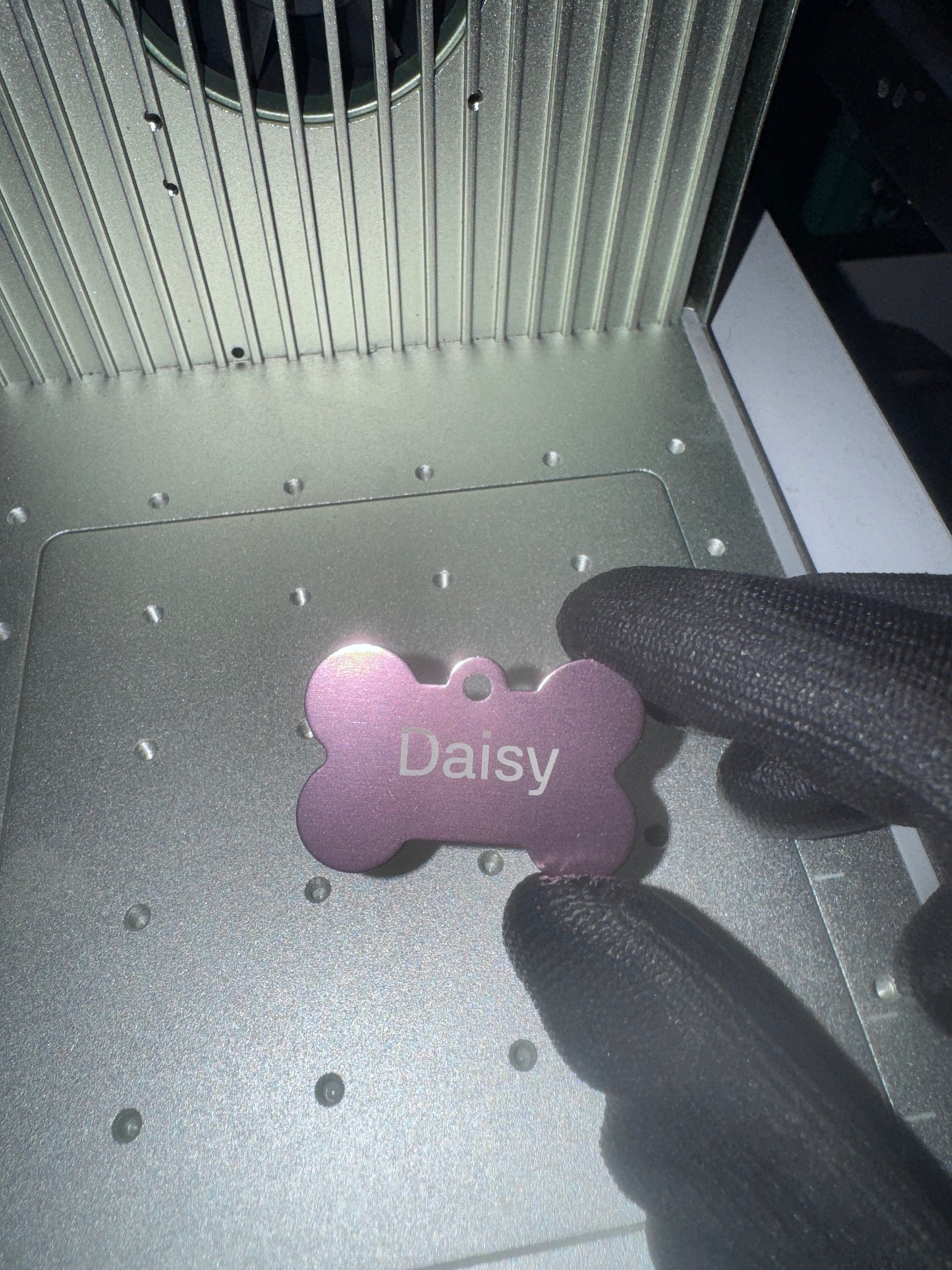 Personalised Dog ID Tag - Double-Sided Tag, Engraved Both Sides